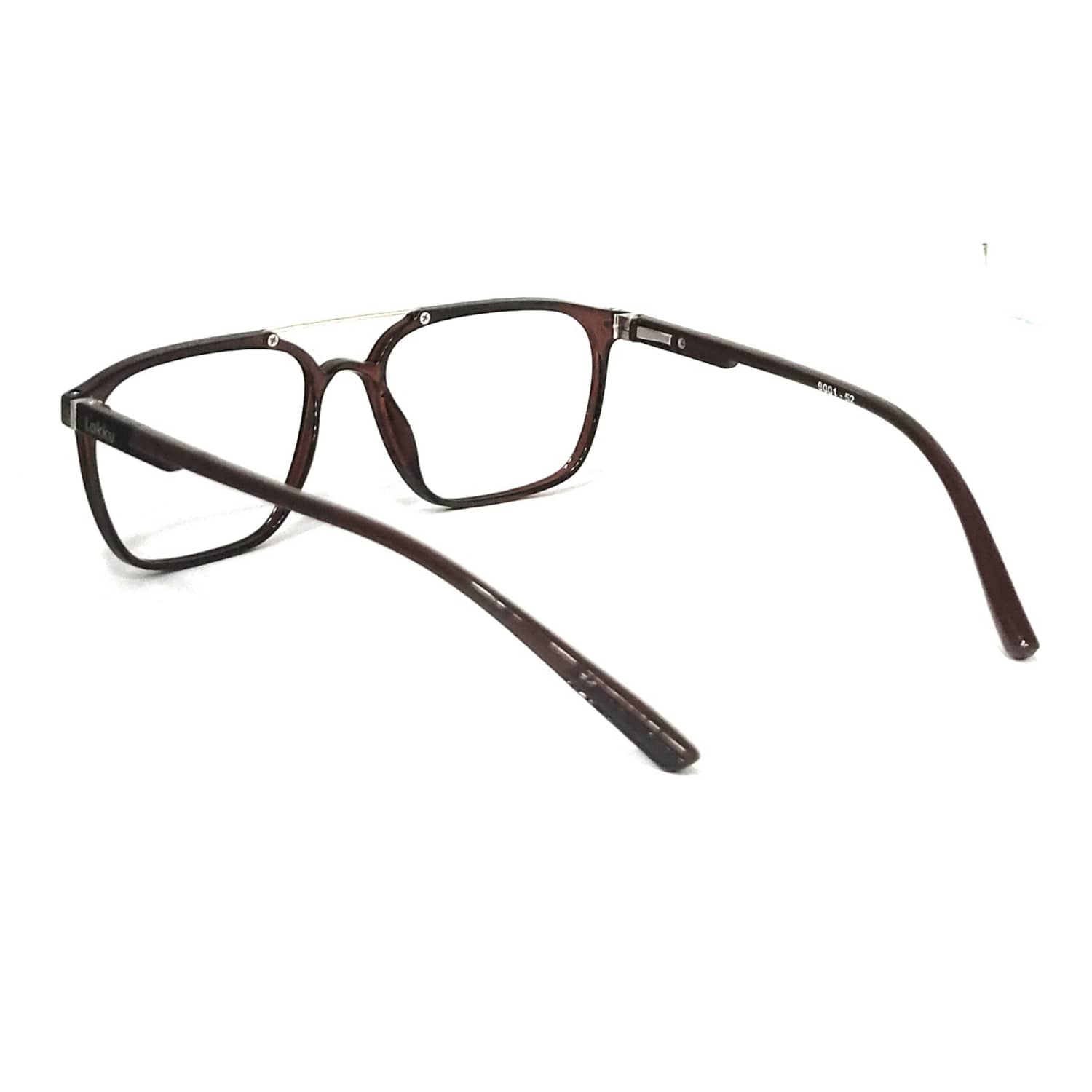 Lakku Brown Square Shell Eyeglass Frame