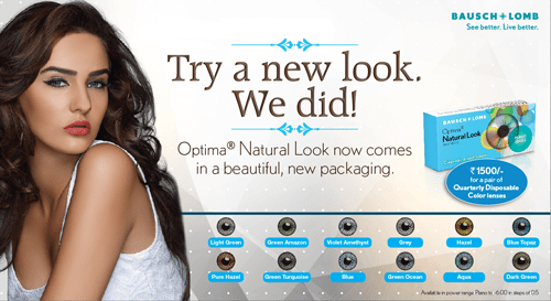 Bausch & Lomb Natural Look Color Lenses 